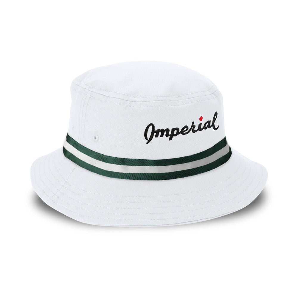 1371-WWG-Imperial | Color: White w/ Dark Green / White / Dark Green Band