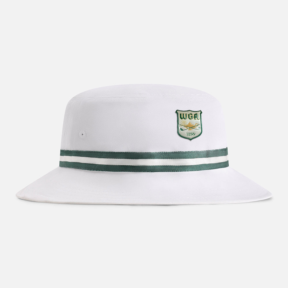1371-WWG-PPHI8927A-2 | Color: White w/ Dark Green / White / Dark Green Band