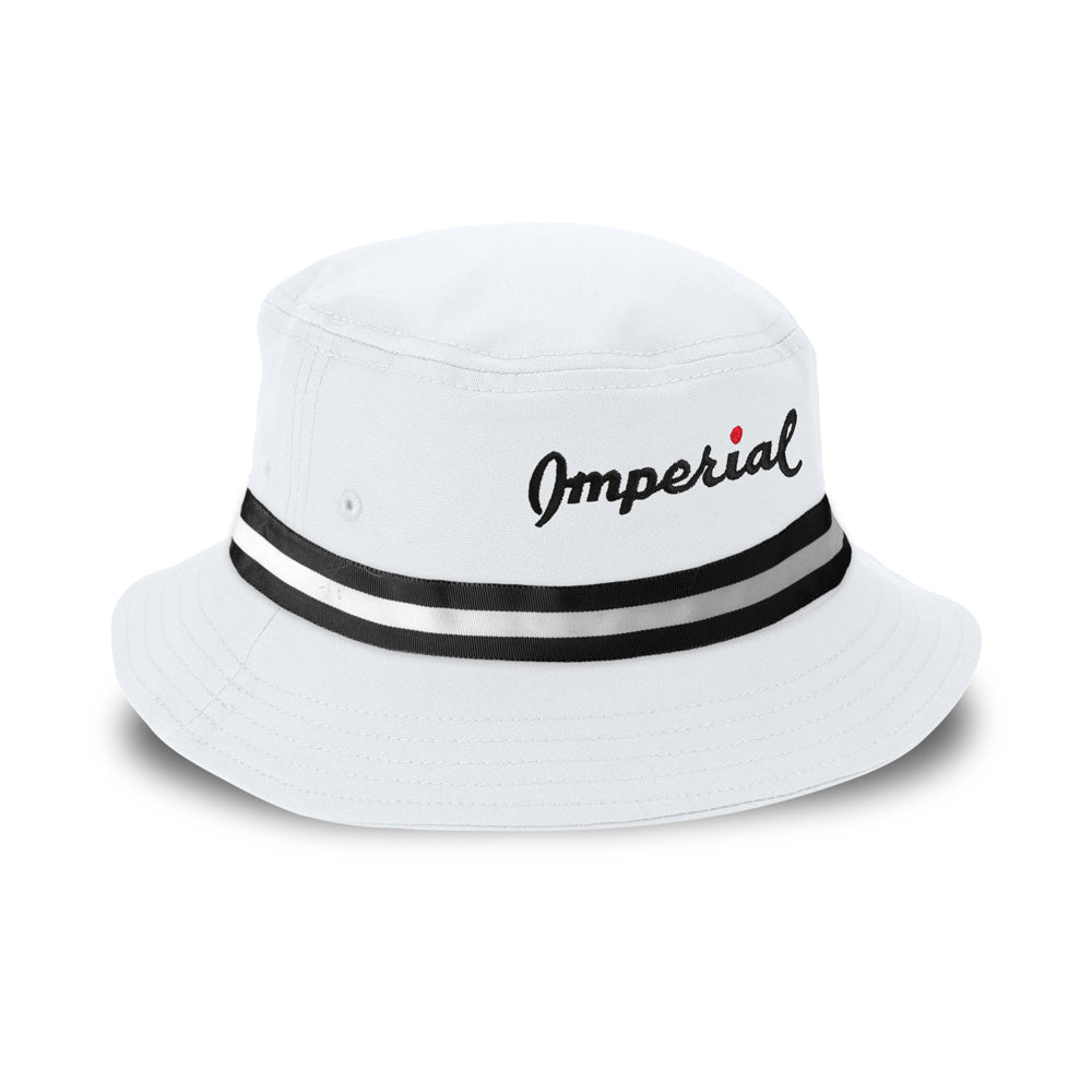 1371-WWJ-Imperial | Color: White w/ Black / White / Black Band