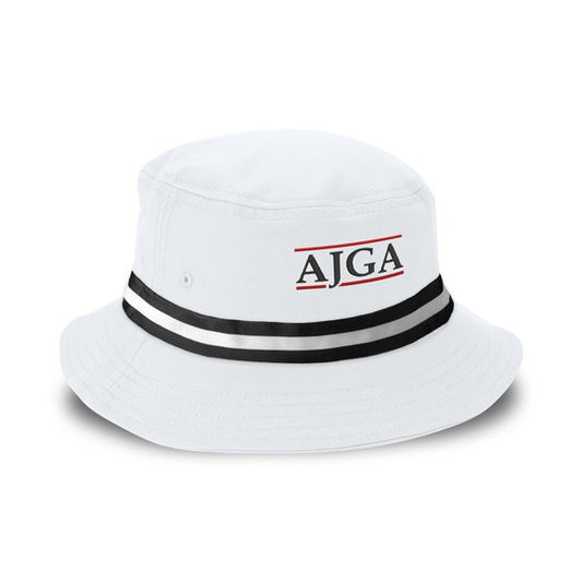 1371-WWJ-JWK-AJGA | Color: White w/ Black / White / Black Band