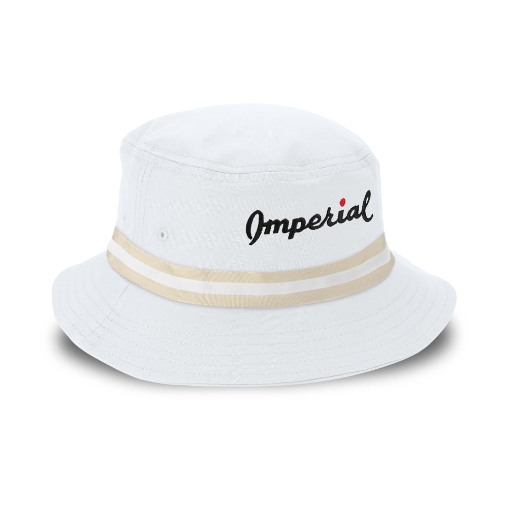 1371-WWK-Imperial | Color: White w/ Khaki / White / Khaki Band