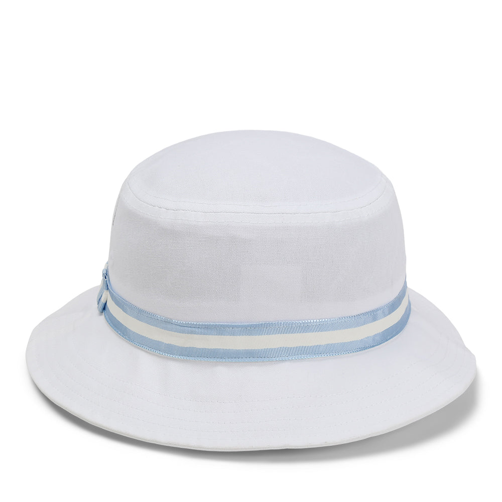 1371-WWL-4 | Color: White w/ Light Blue / White / Light Blue Band