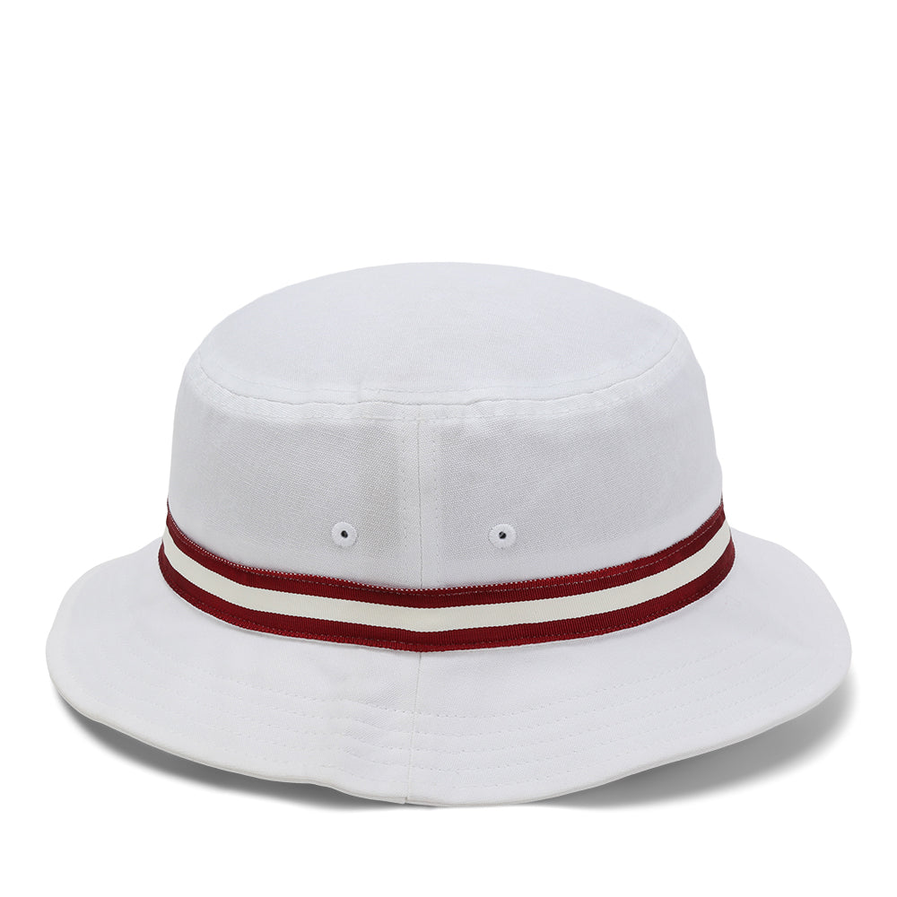 1371-WWM-3 | Color: White w/ Maroon / White / Maroon Band