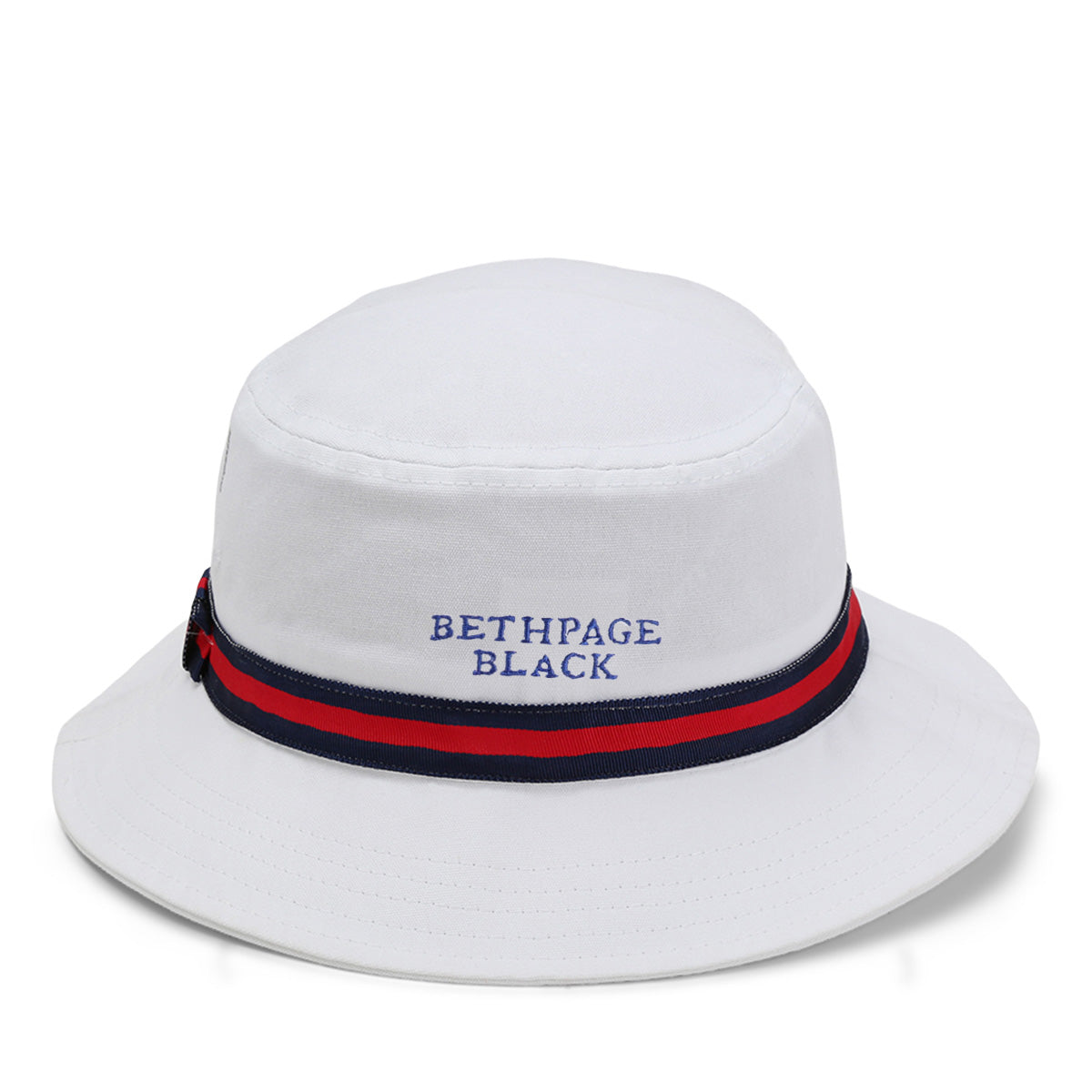 1371-WWN-940126 | Color: White w/ Navy / Red / Navy Band