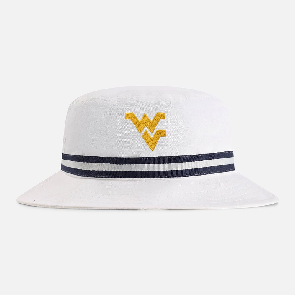 | Color: White w/ Navy / White / Navy Band