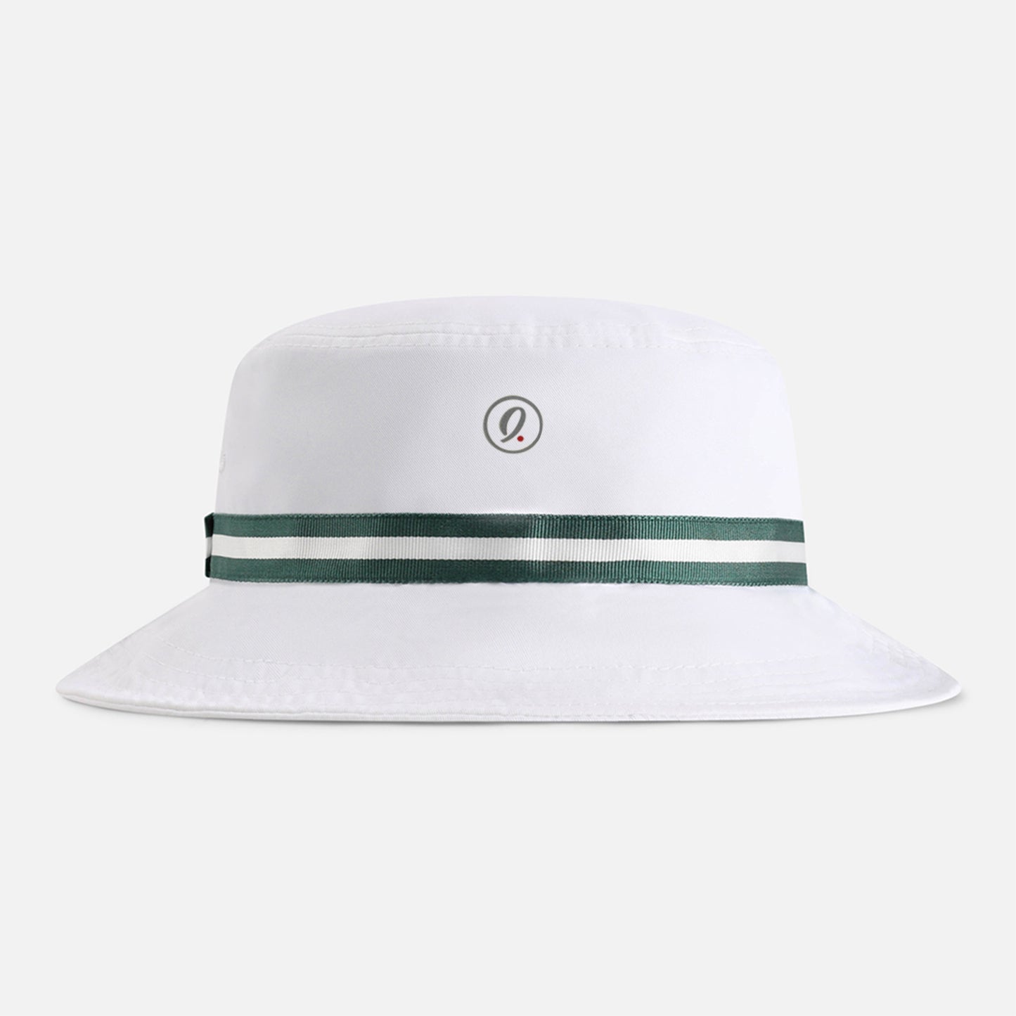 | Color: White w/ Dark Green / White / Dark Green Band