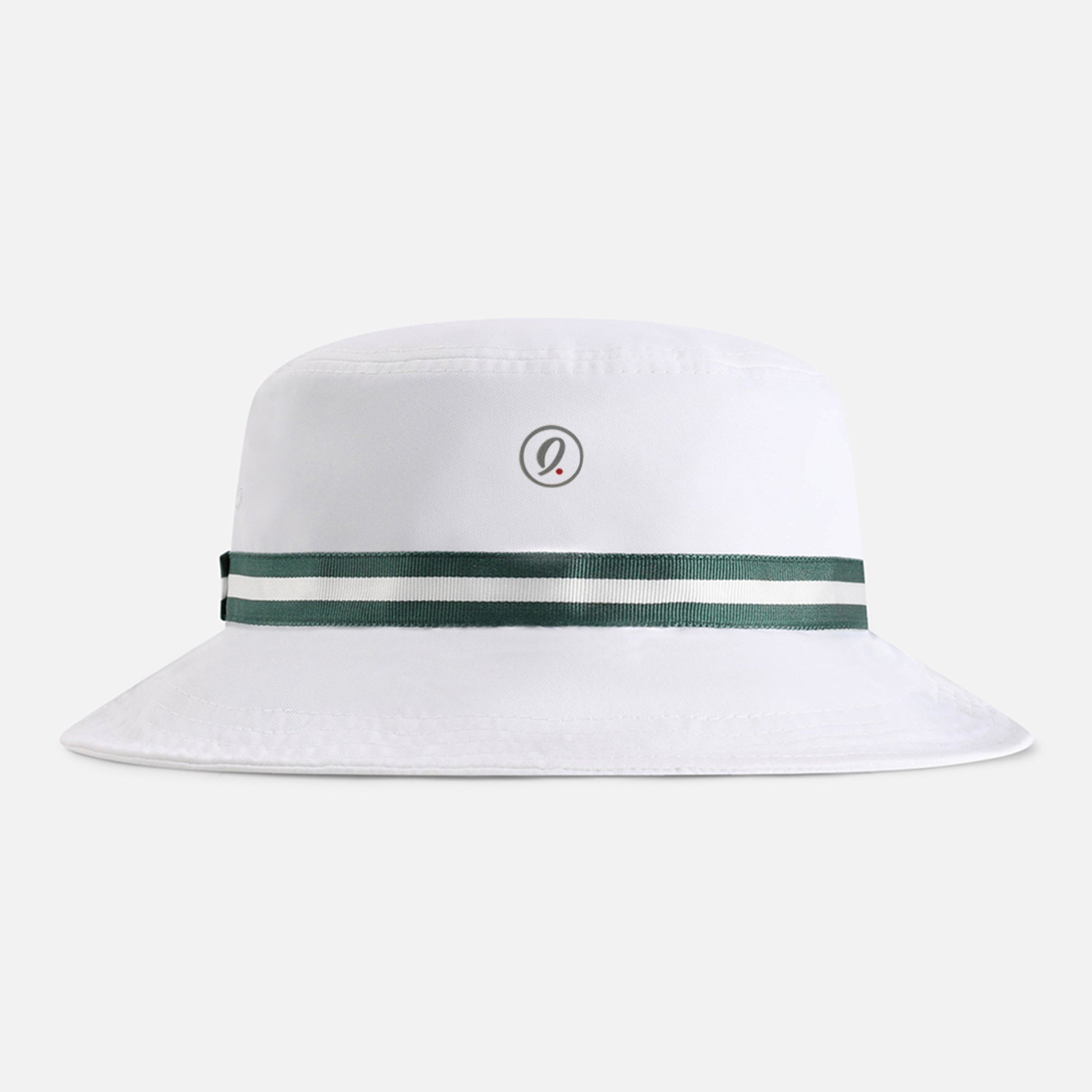 | Color: White w/ Dark Green / White / Dark Green Band