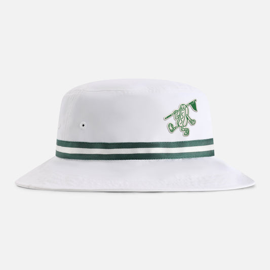 | Color: White w/ Dark Green / White / Dark Green Band
