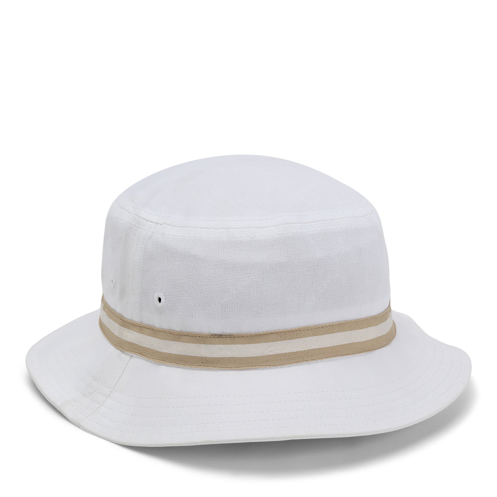 1371P-WWK-2 | Color: White w/ Khaki / White / Khaki Band