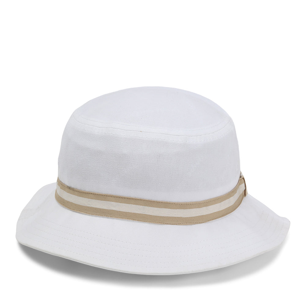 1371P-WWK-3 | Color: White w/ Khaki / White / Khaki Band
