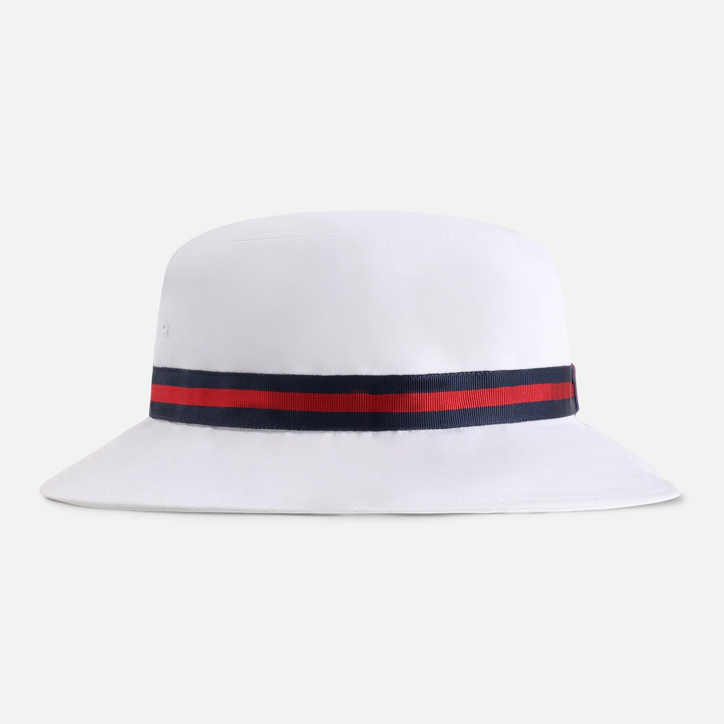 1371P-WWN-1 | Color: White w/ Navy / Red / Navy Band