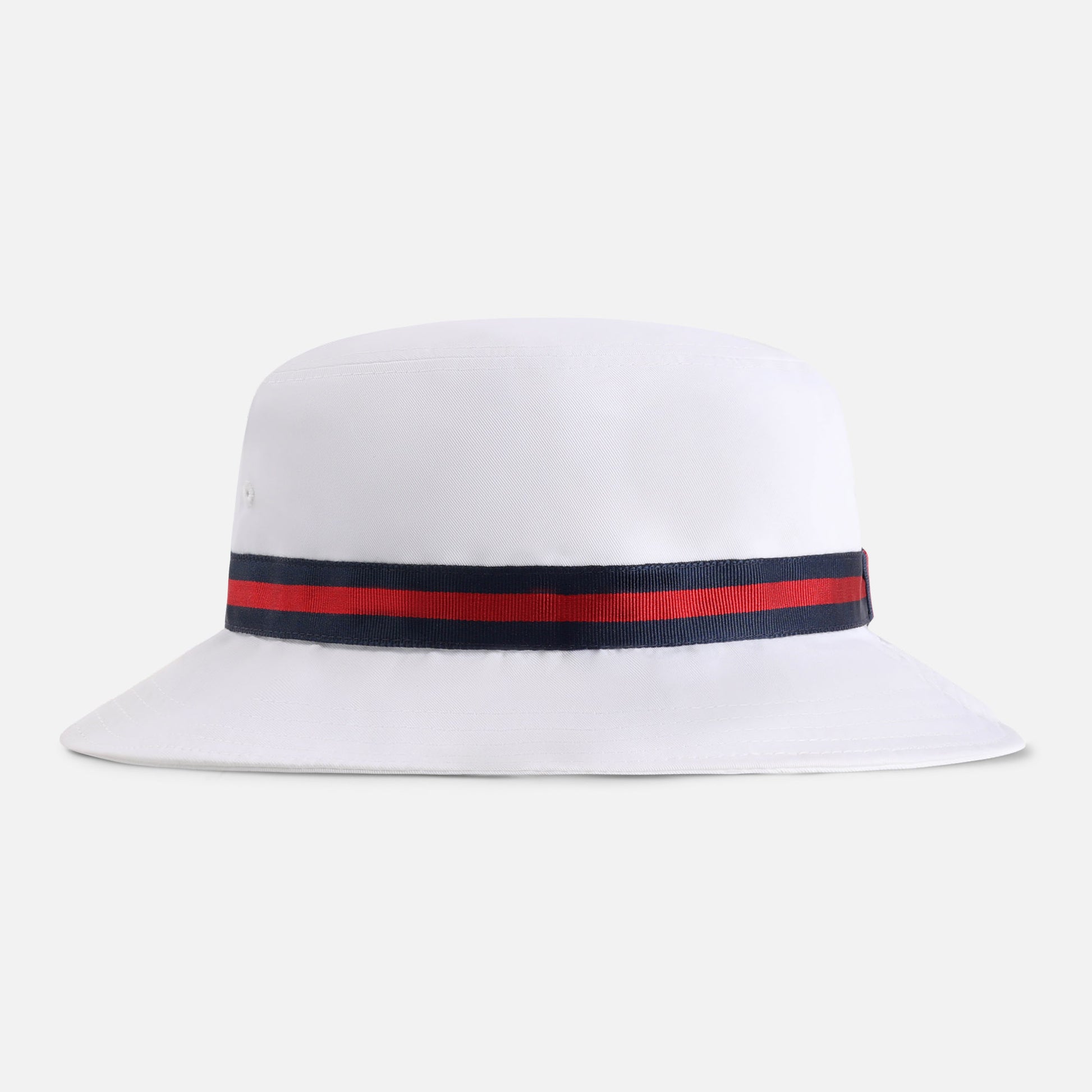 1371P-WWN-1 | Color: White w/ Navy / Red / Navy Band