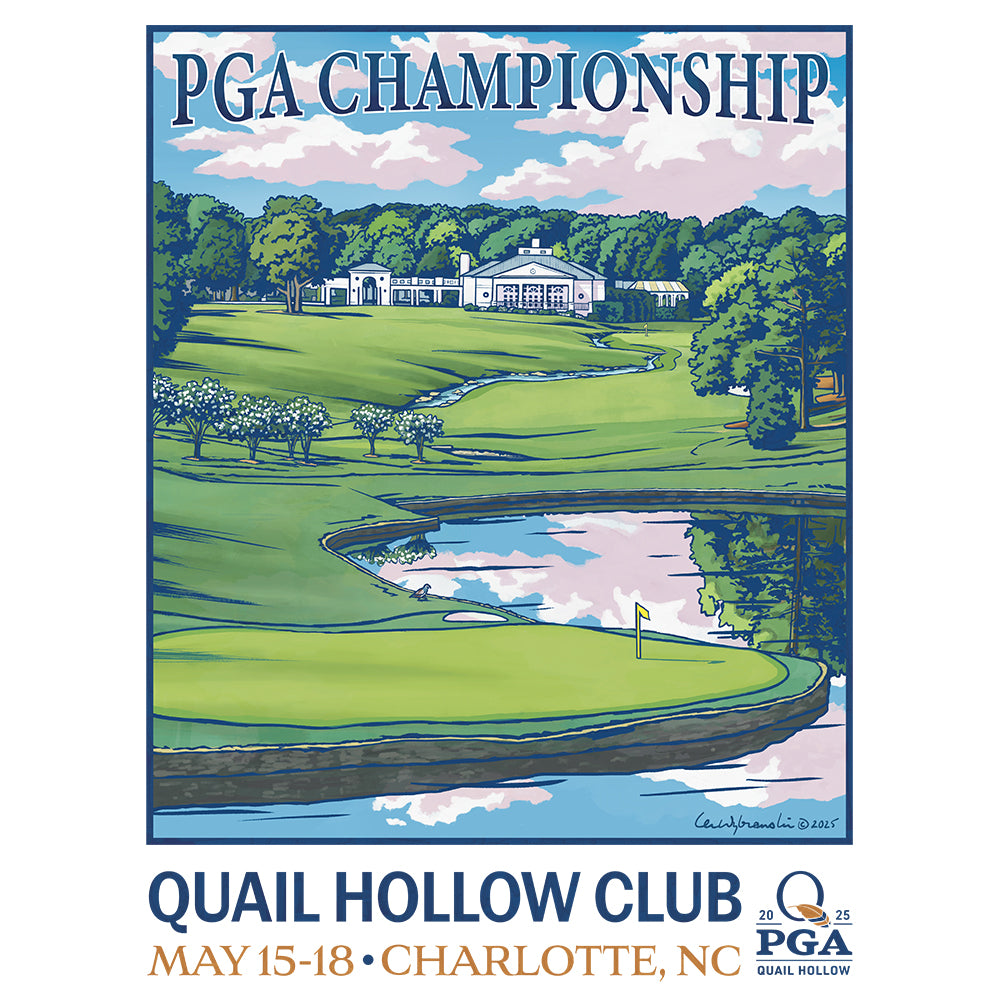 2025 PGA CHAMP_QUAIL HOLLOW_POSTER