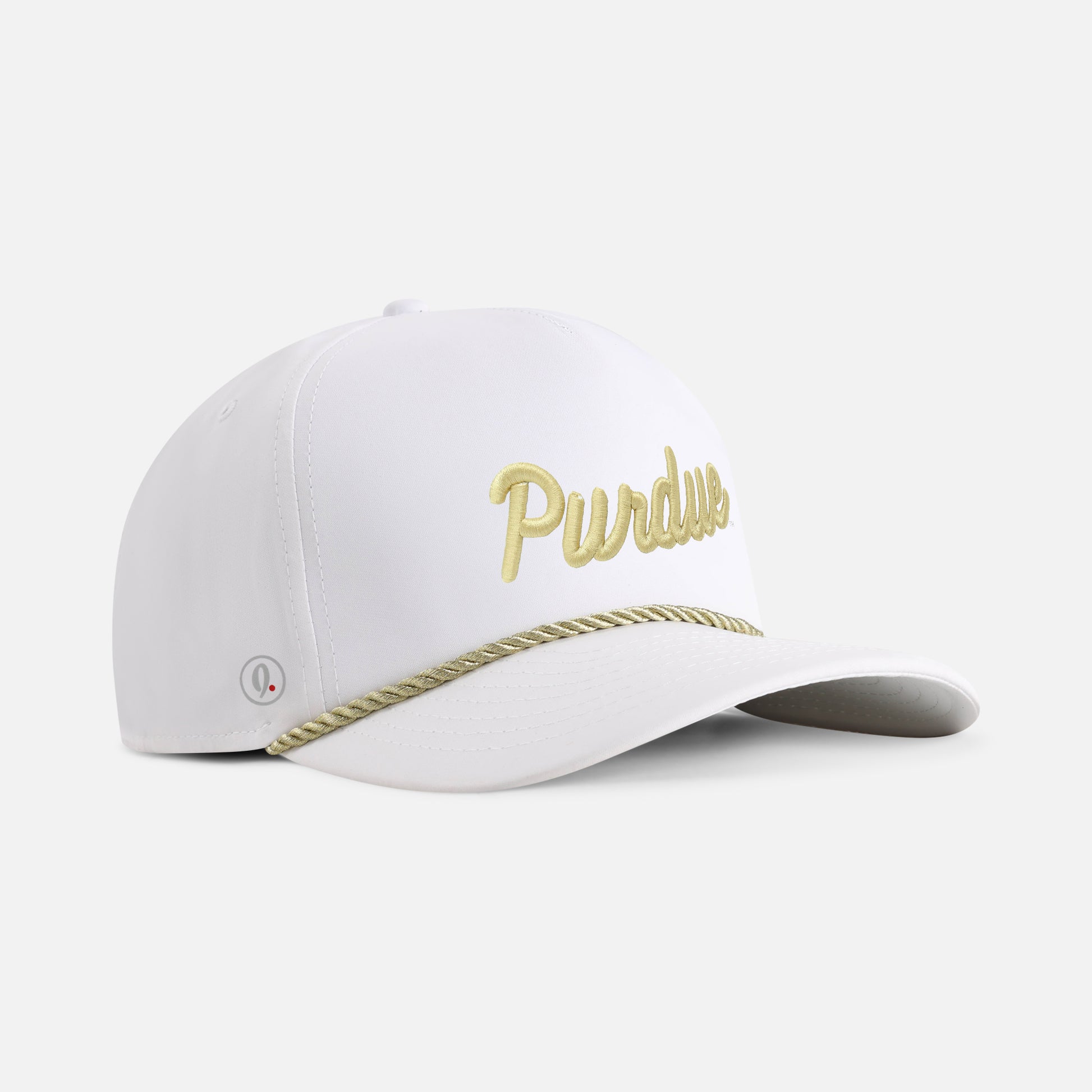 | Color: White w/ Metallic Gold Rope