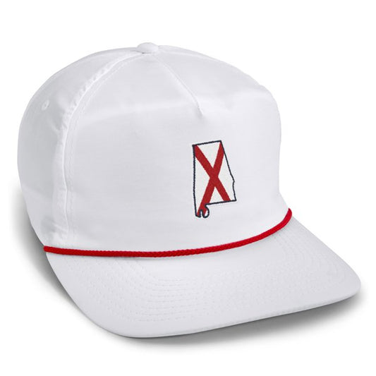 5054-A14-Alabama | Color: White / Red