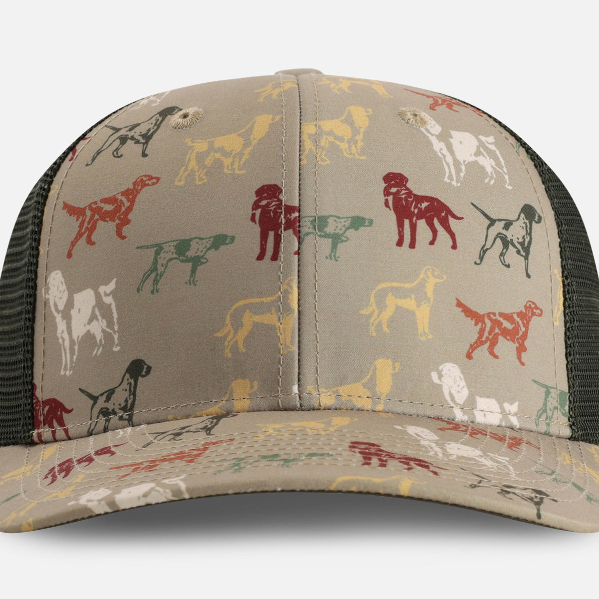 4074 - The Passenger Side Micro Print Mesh Back Cap front
