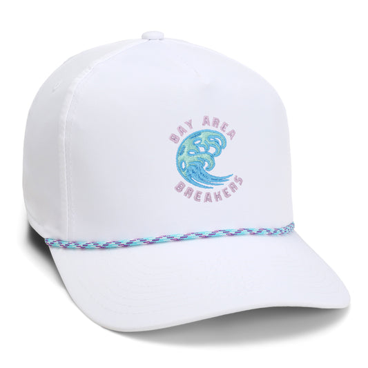 5054-AT9-919742-Bay-Area-Breakers | Color: White w/ Teal & Purple Rope