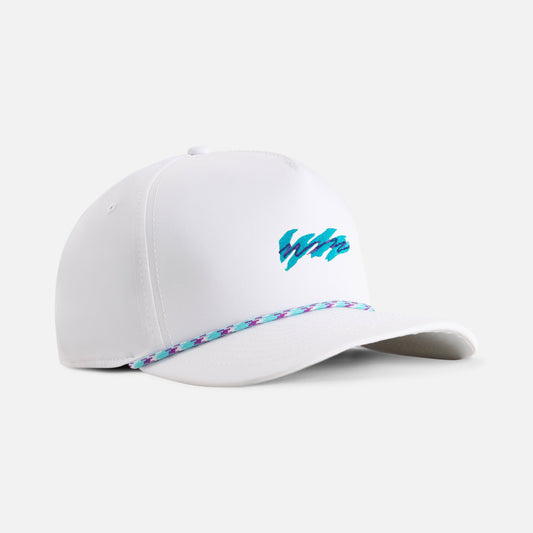 5054-AXX-90sWAVE-2 | Color: White w/ Teal & Purple Rope