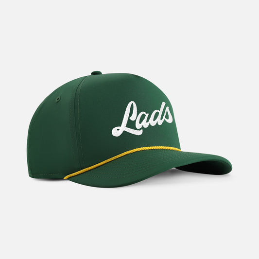 5054-IXG-E992900 | Color: Forest Green w/ Gold Rope