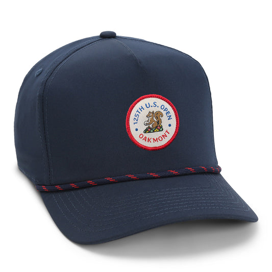 | Color: Navy w/ Red & Navy Rope