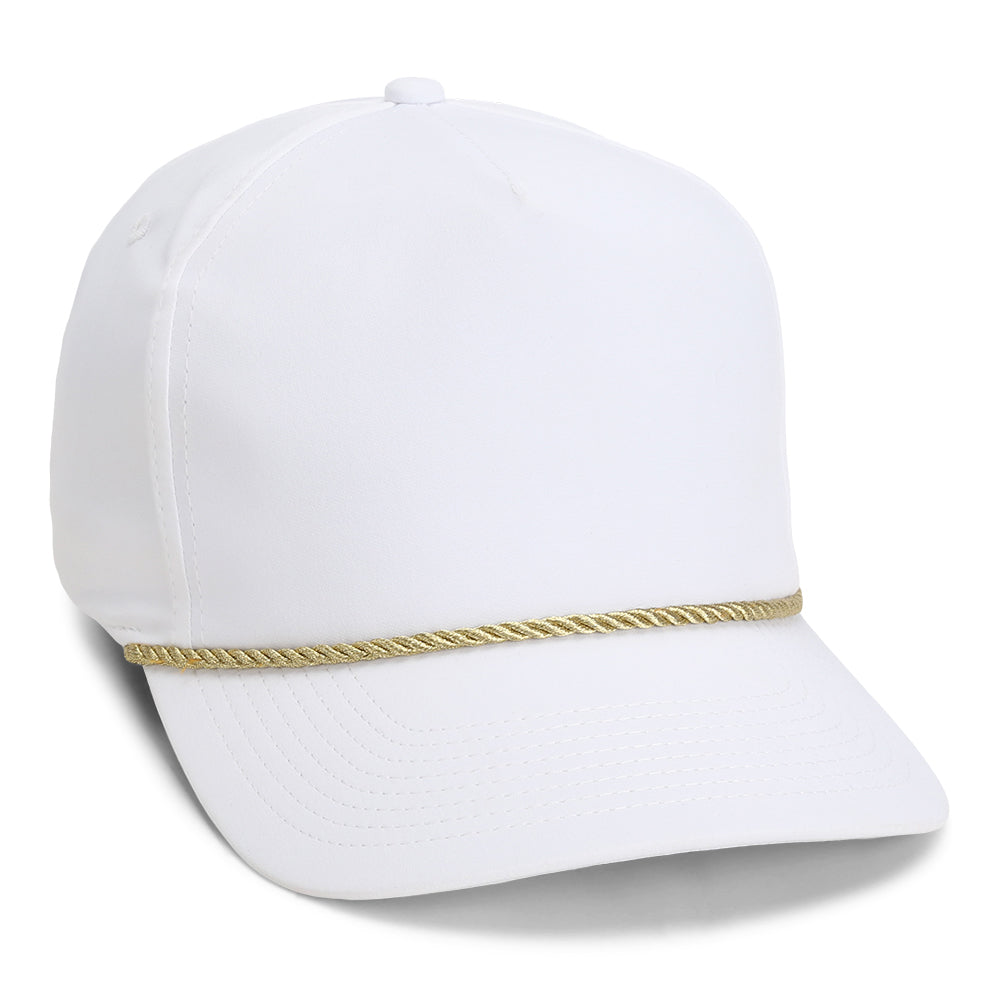 5054-WMB-2 | Color: White w/ Metallic Gold Rope