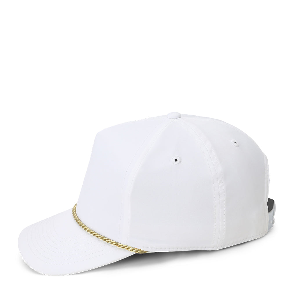 5054-WMB-4 | Color: White w/ Metallic Gold Rope