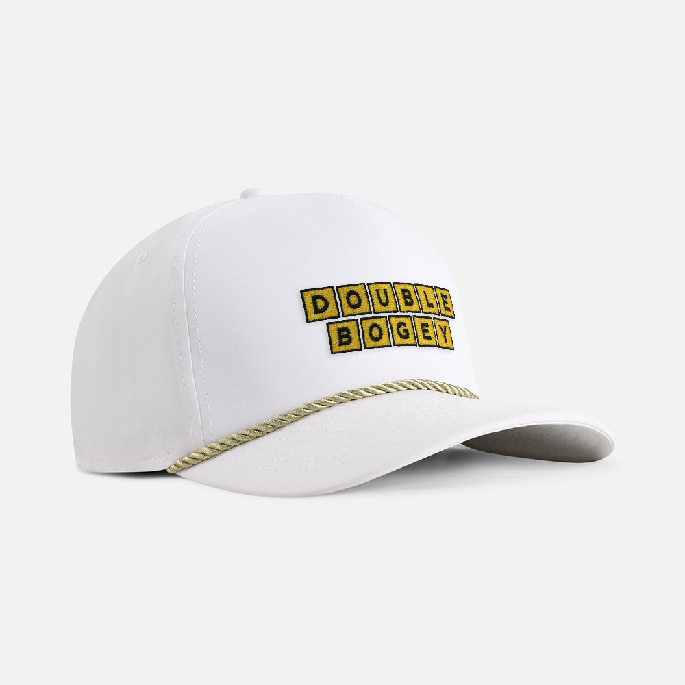 5054-WMB-E859241-2 | Color: White w/ Metallic Gold Rope