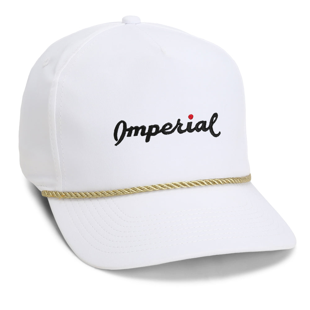 5054-WMB-Imperial | Color: White w/ Metallic Gold Rope