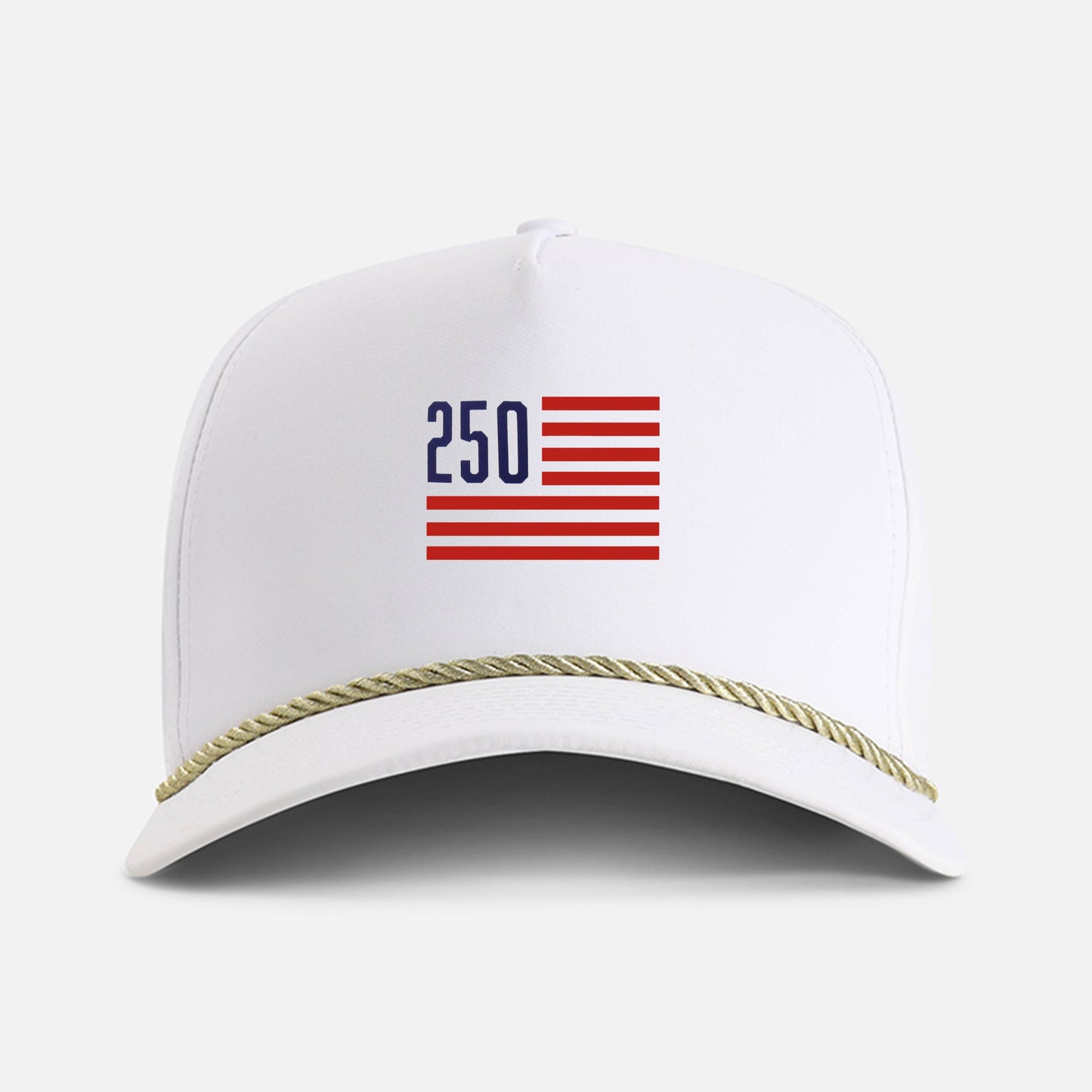 | Color: White w/ Metallic Gold Rope