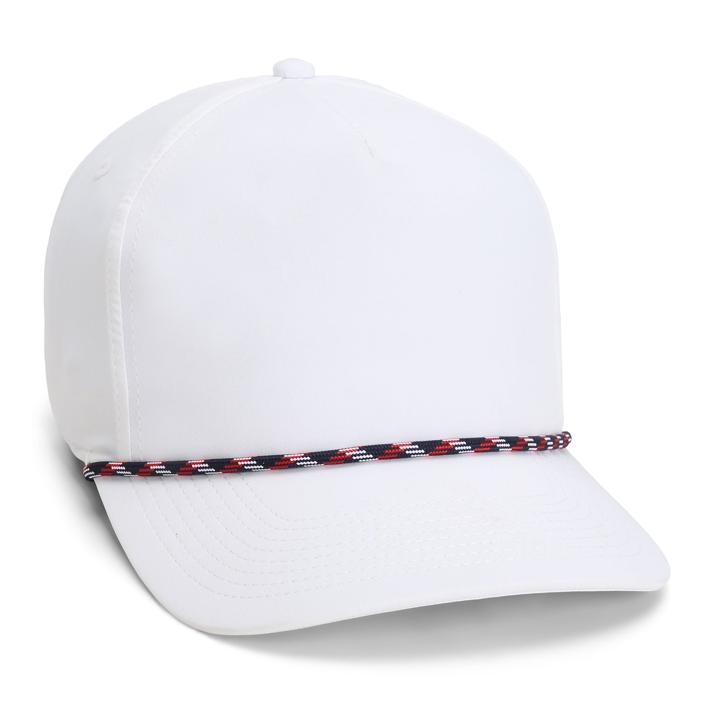 5054-WNW-2 | Color: White w/ Navy-Red-White Rope