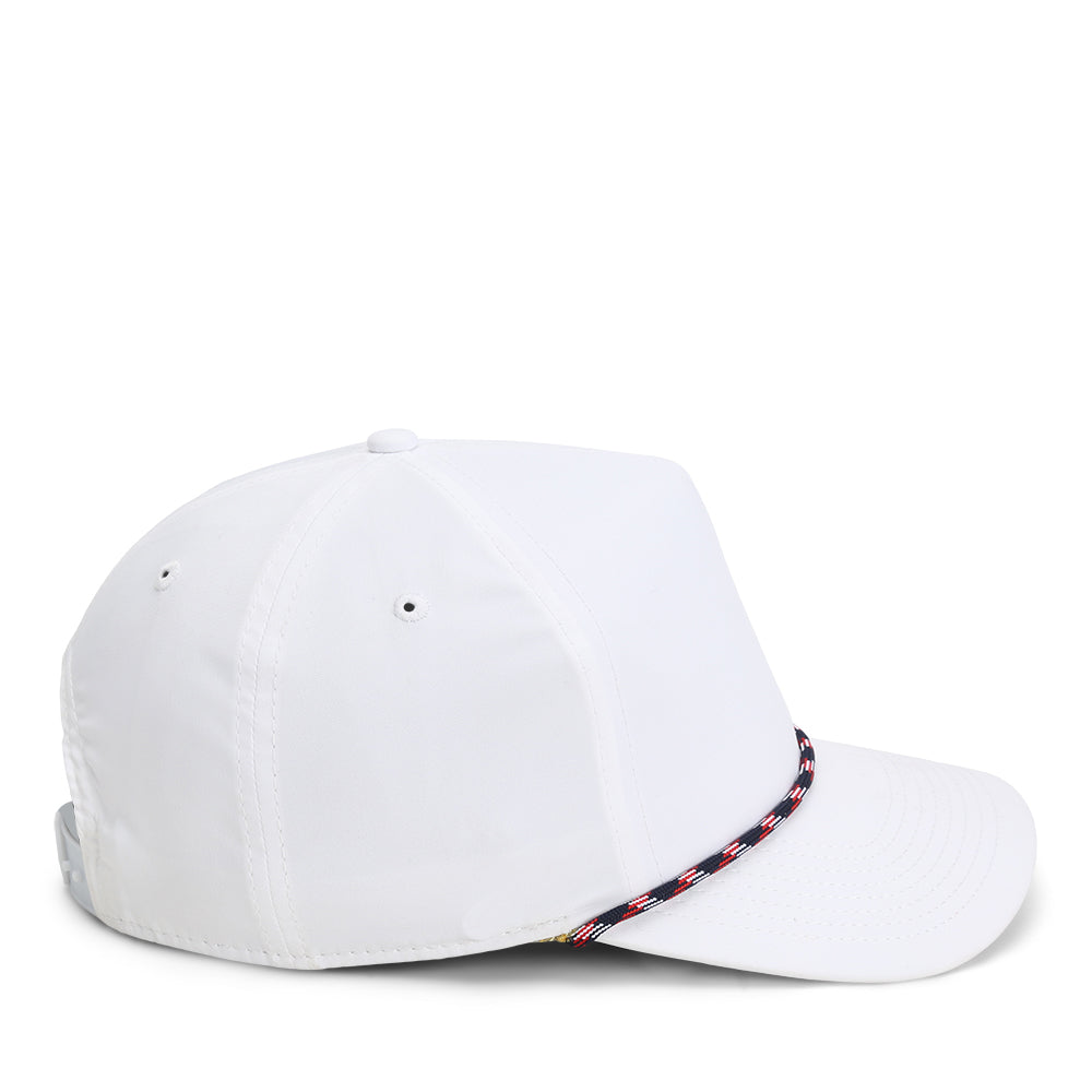 5054-WNW-3 | Color: White w/ Navy-Red-White Rope