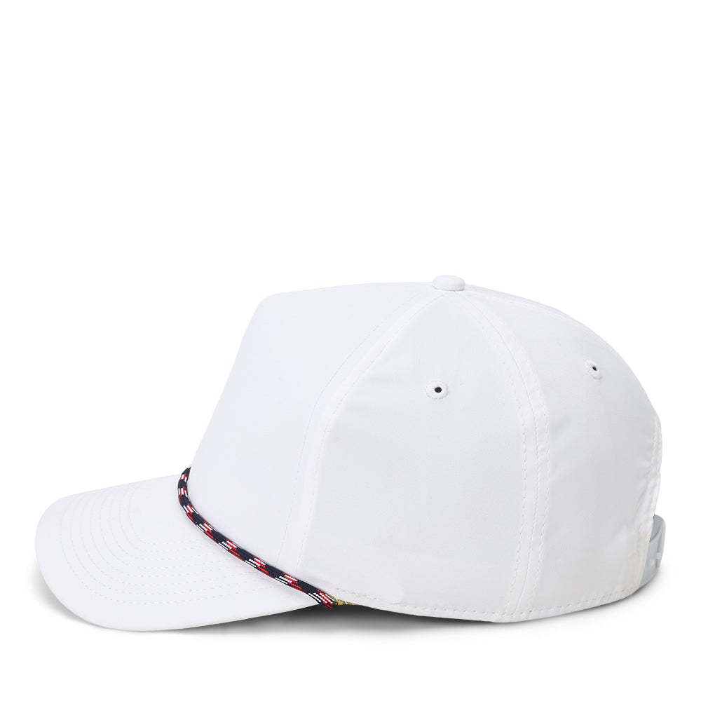 5054-WNW-4 | Color: White w/ Navy-Red-White Rope