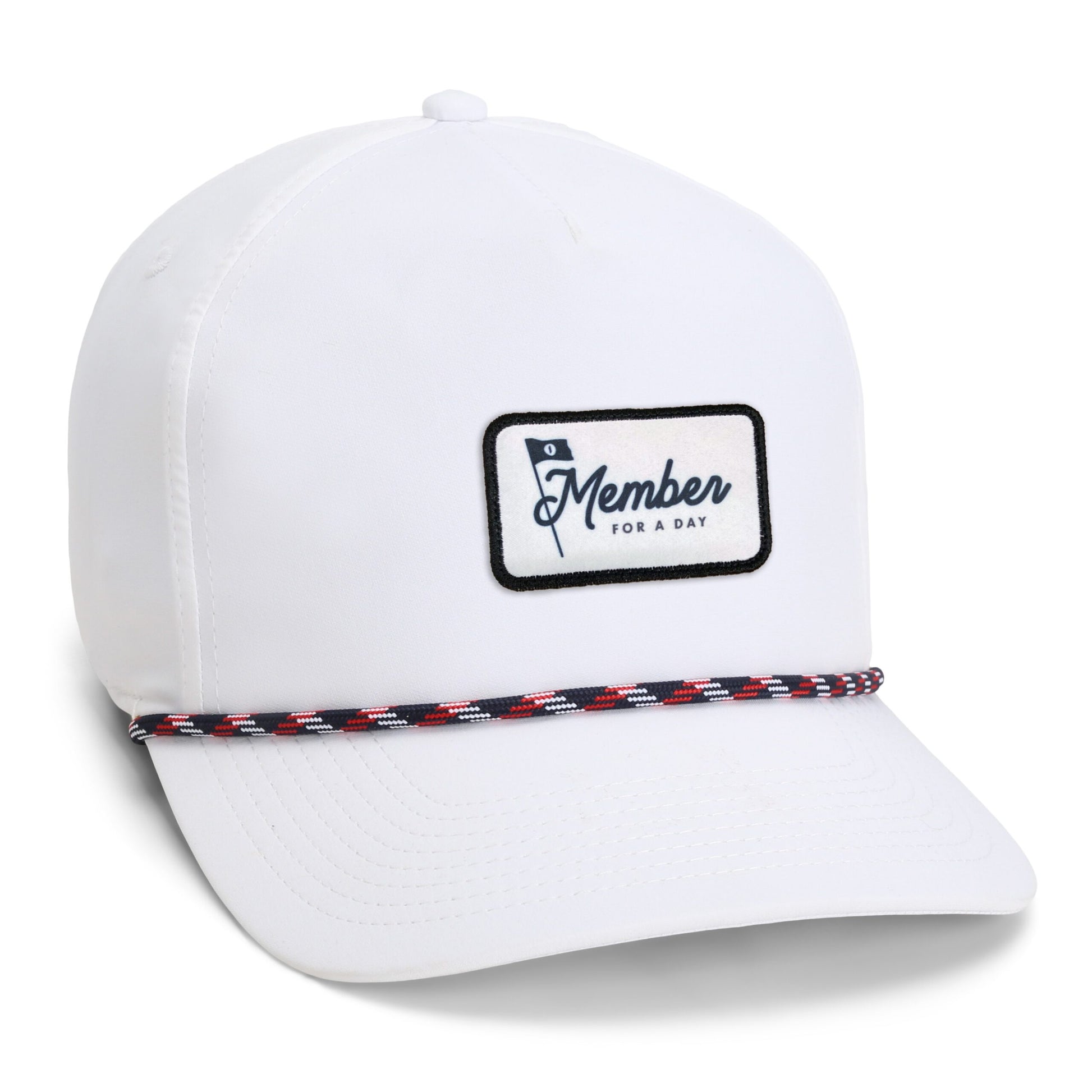 5054-WNW-MFAD-PPWM5576 | Color: White w/ Navy-Red-White Rope