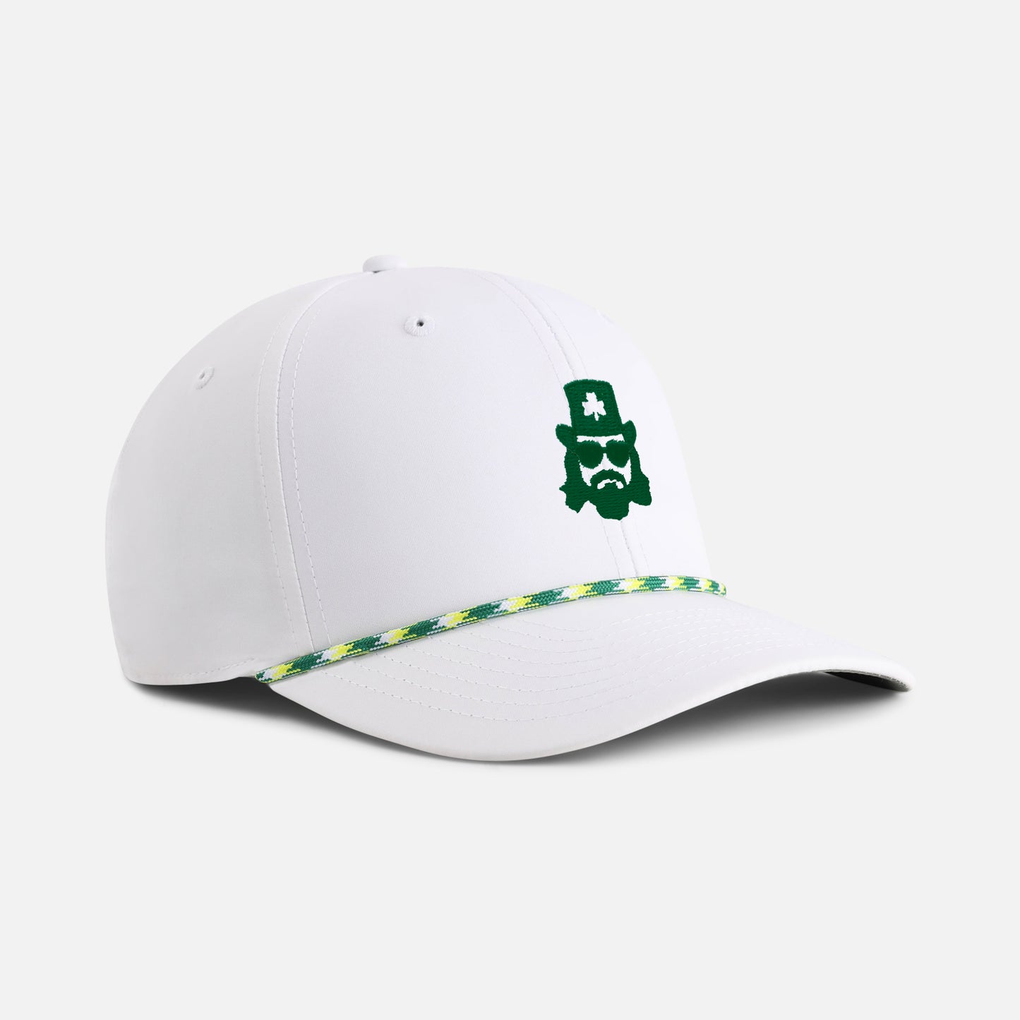 | Color: White w/ Green & Yellow Rope