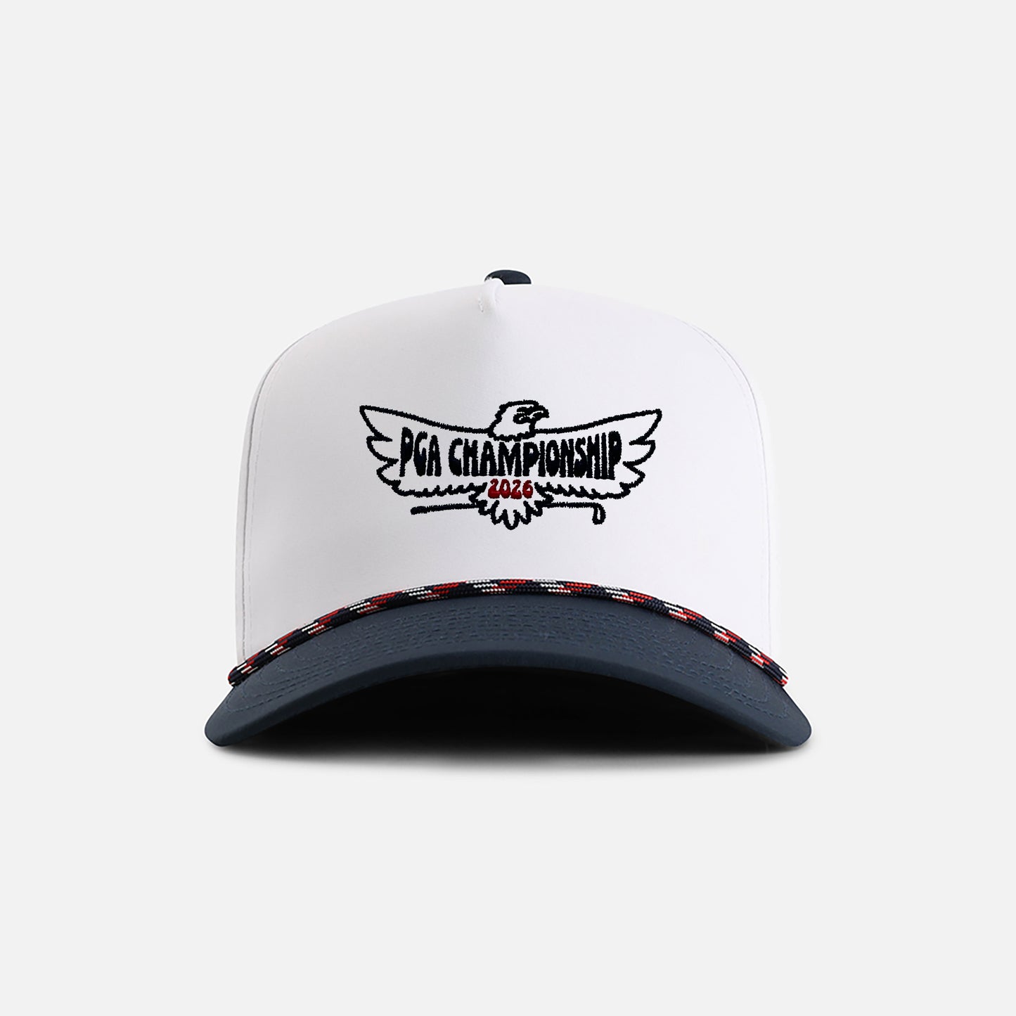 | Color: White / Navy w/ Navy / Red / White Rope