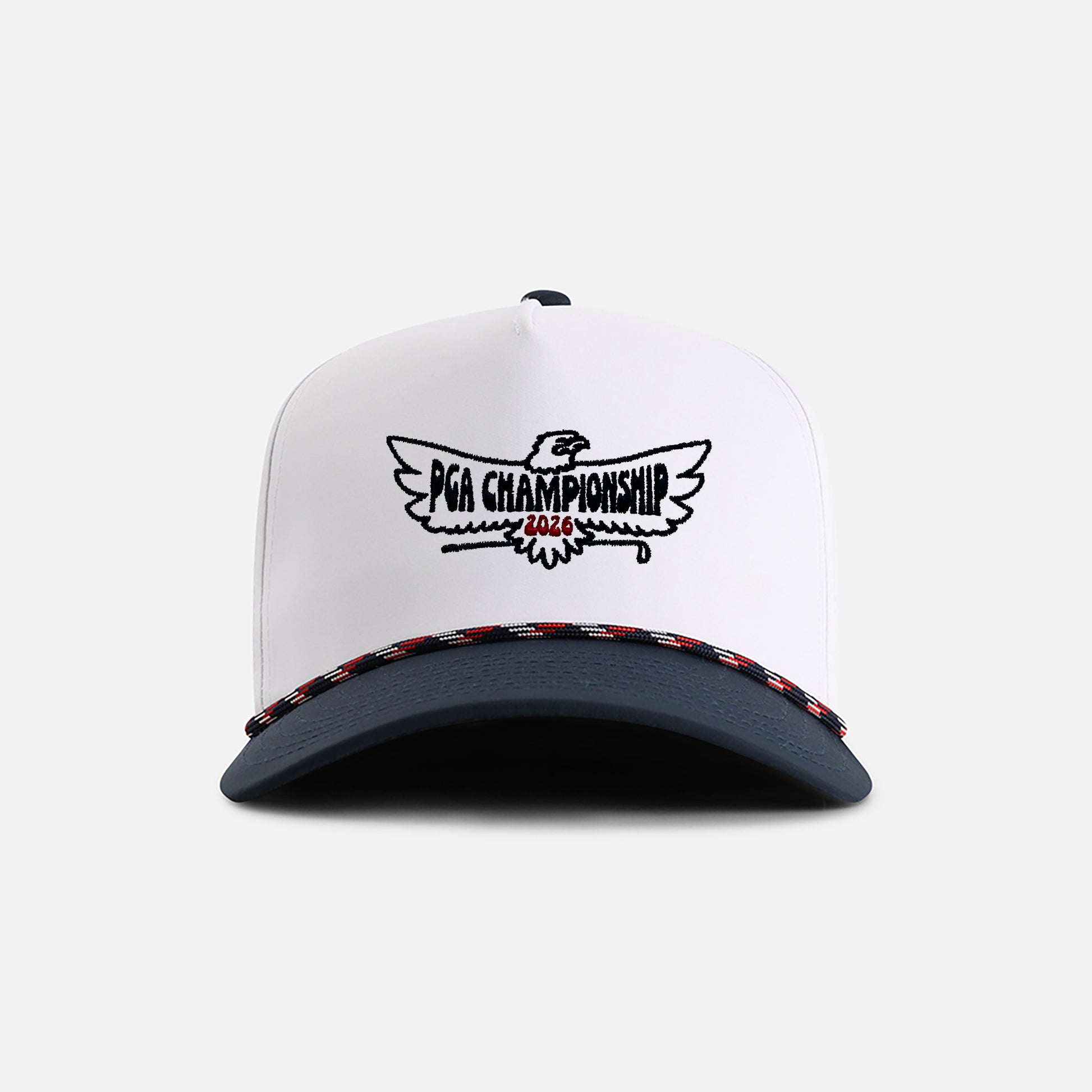 | Color: White / Navy w/ Navy / Red / White Rope
