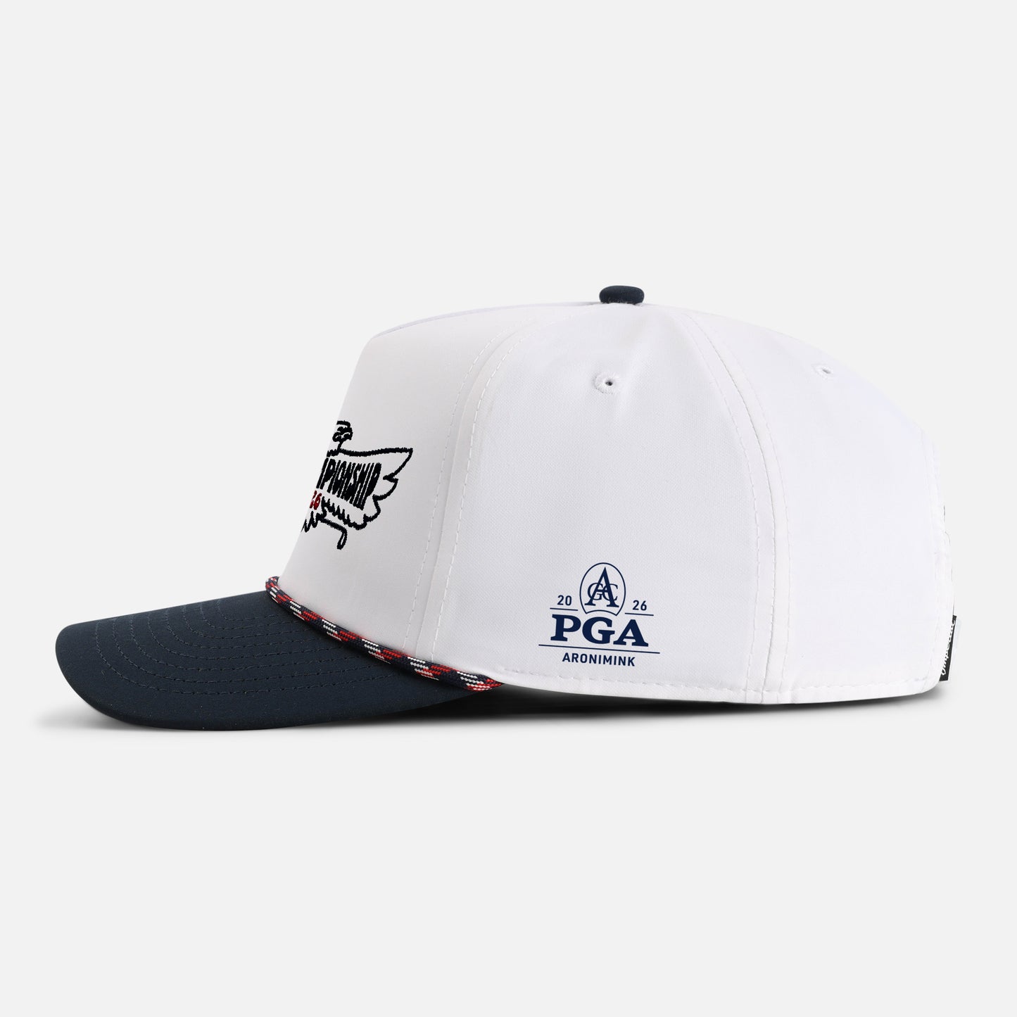 | Color: White / Navy w/ Navy / Red / White Rope