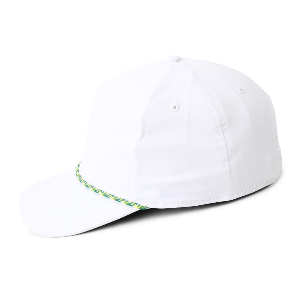 5054_AG9_left | Color: White w/ Green & Yellow Rope