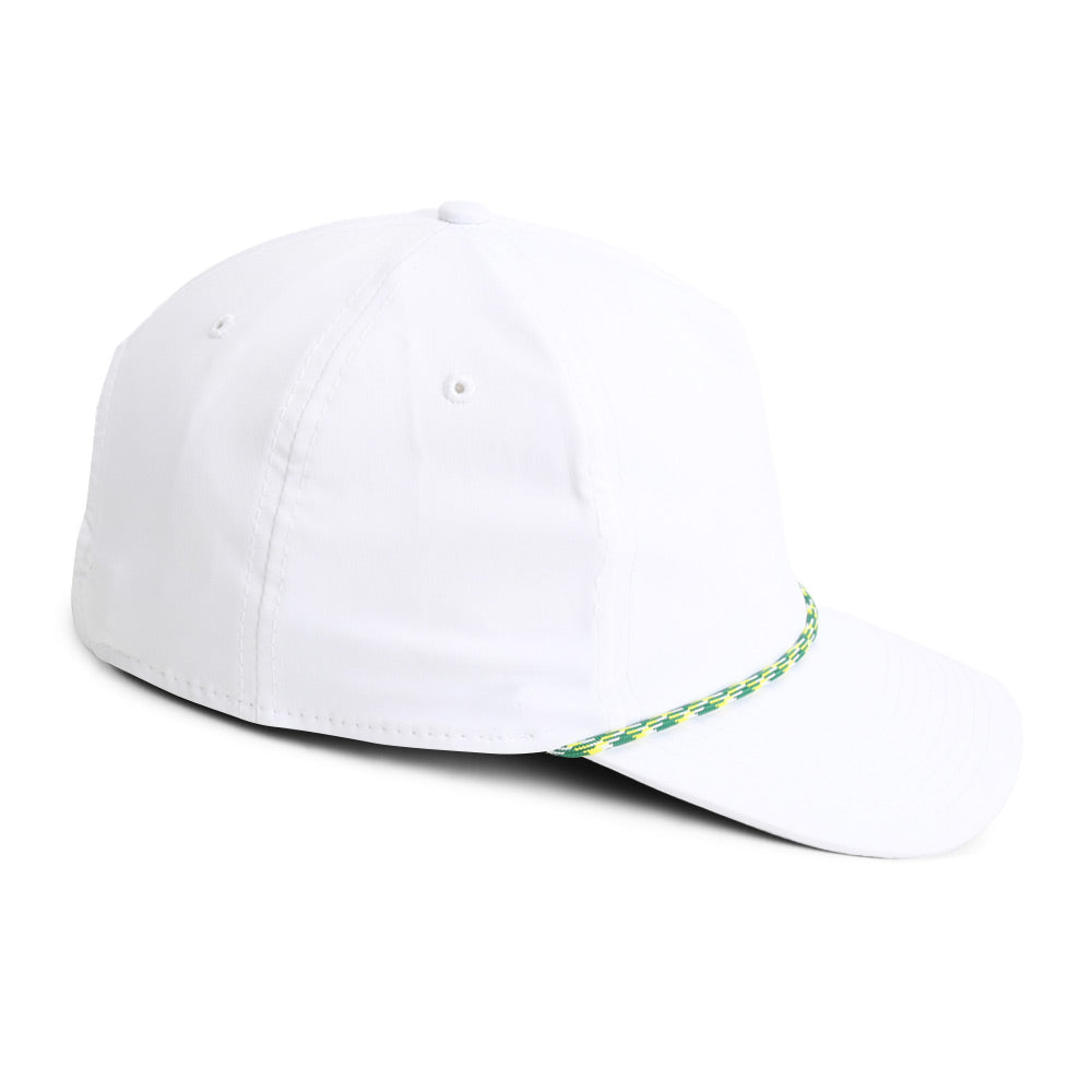 5054_AG9_right | Color: White w/ Green & Yellow Rope