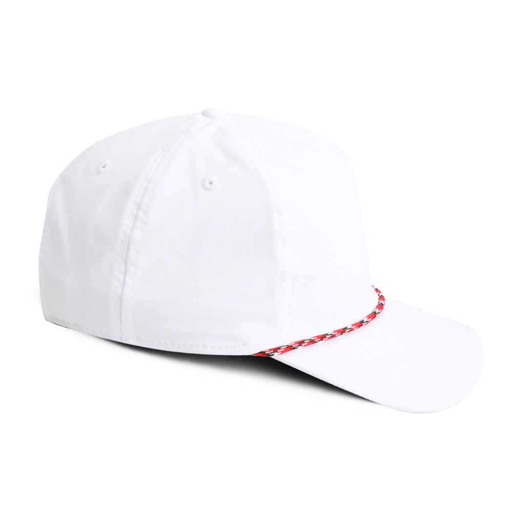 5054_WRL_right | Color: White w/ Red & Black Rope