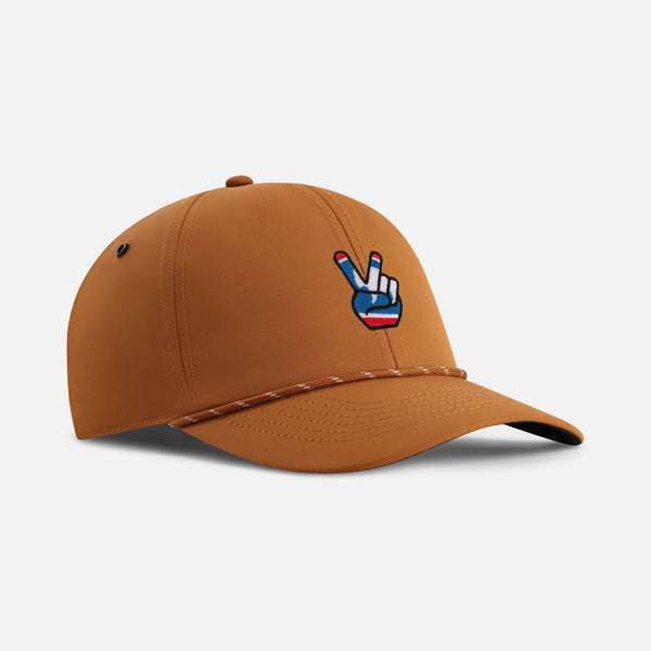 Wyoming Peace Out 6-Panel Performance Rope Hat – Imperial