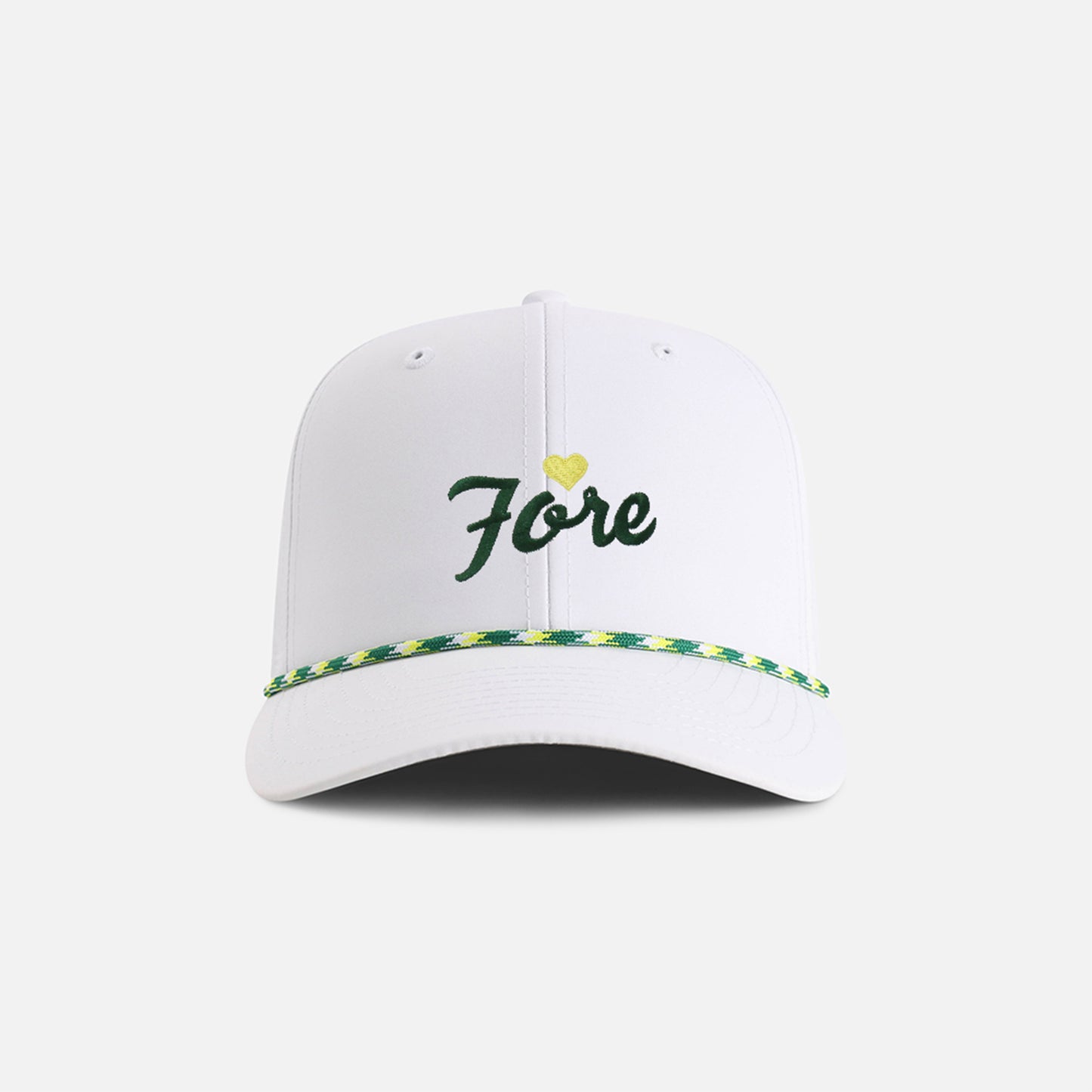 | Color: White w/ Green & Yellow Rope