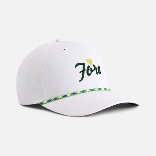 | Color: White w/ Green & Yellow Rope