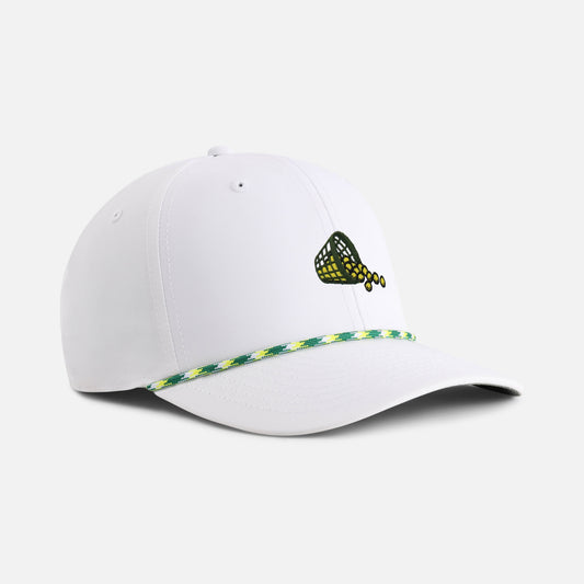 | Color: White w/ Green & Yellow Rope