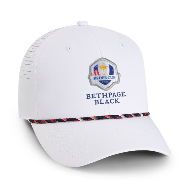 The 2025 Ryder Cup Perforated 6-Panel Rope Hat – Imperial