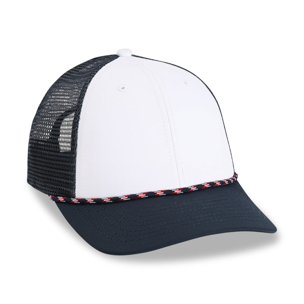 7055T-AAE-2 | Color: White / Navy w/ Navy / Red / White Rope