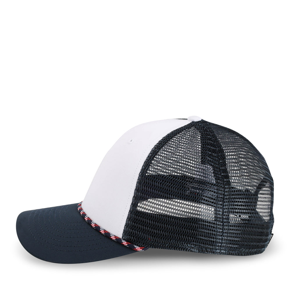 7055T-AAE-3 | Color: White / Navy w/ Navy / Red / White Rope