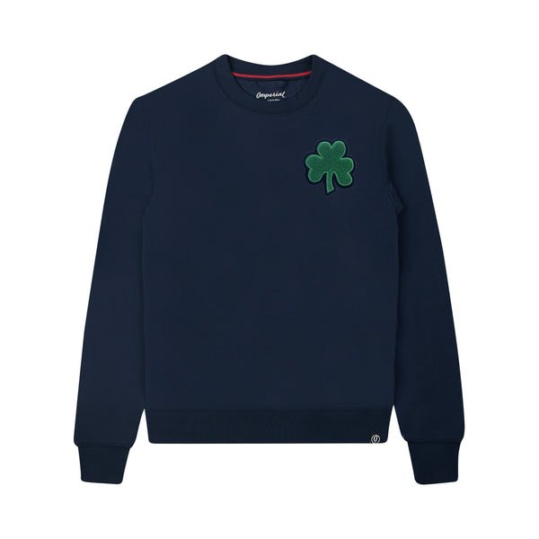 The Chenille Shamrock Crew Neck Sweatshirt – Imperial