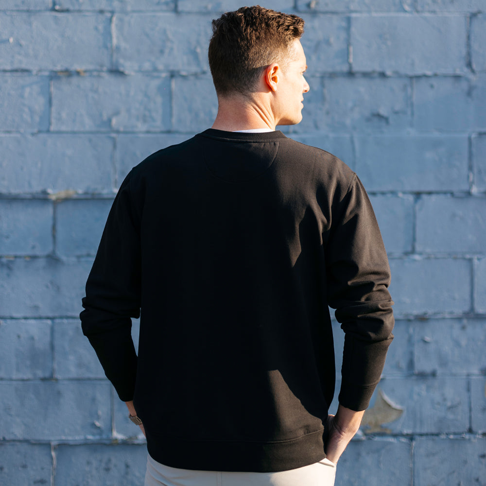 ゴルフィッカーズ Mustards Sweat Black L Salty Crew Mens Sweatshirt Kamikaze Zip Fleece