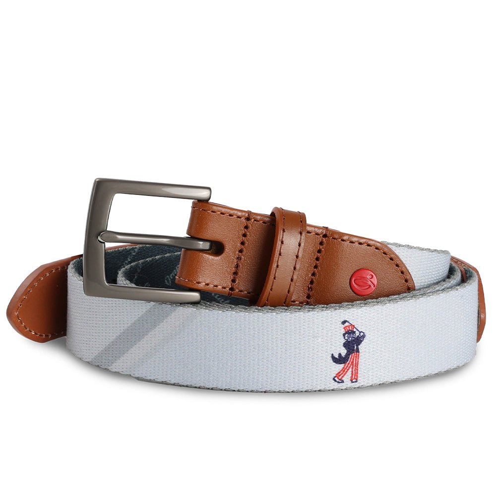 アンリアン　letter motif belt Uncle Slam - Double Diagonal Sublimated Belt – Imperial